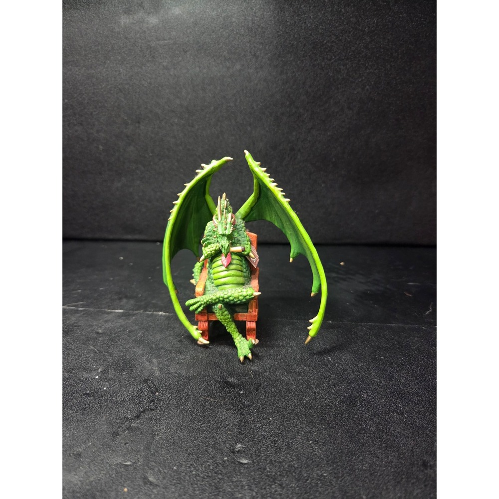 Hamilton Collection Foldin' Freddy, Hold'em or Fold'em Poker, Dragon Figure Flaw